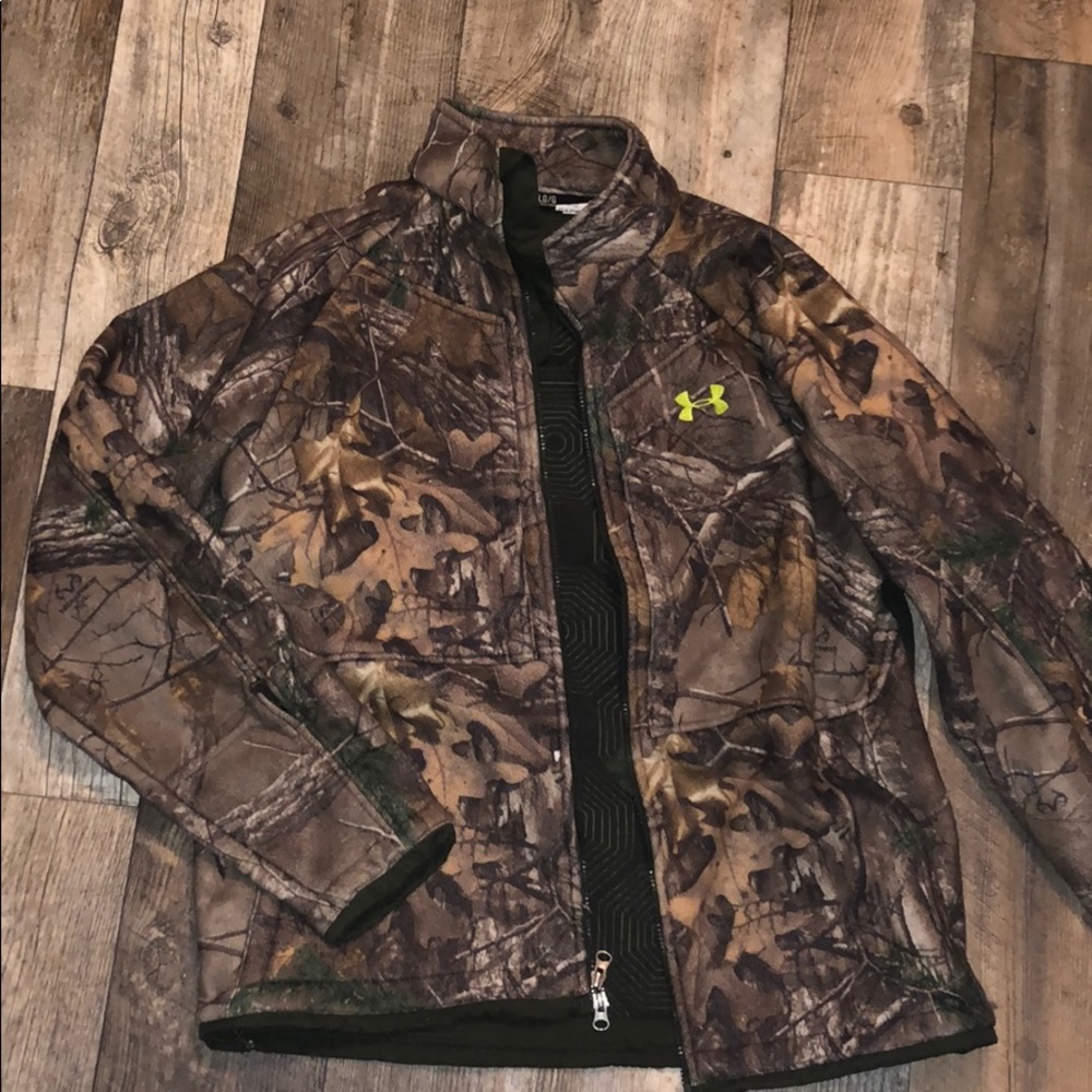 Camo gold gear coat